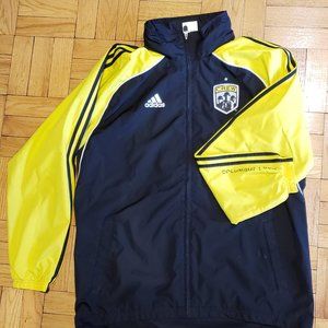 Adidas MLS Columbus Crew Rain Jacket - Rare